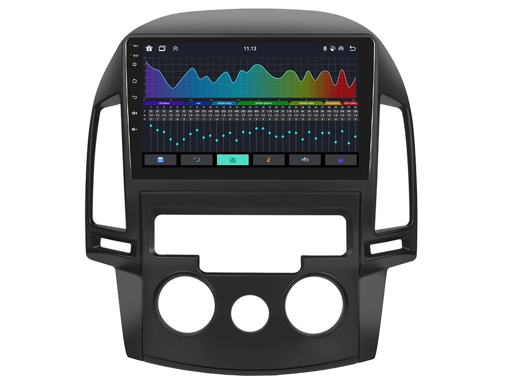 BMODE 2DIN AUTORÁDIO BEV48 ANDROID, HYUNDAI I30 S MANUÁLNÍ KLIMATIZACÍ