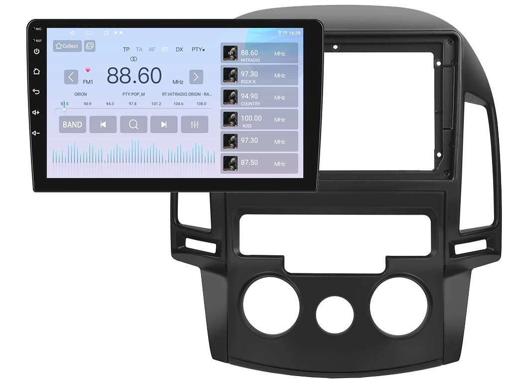 ISUDAR 2DIN AUTORÁDIO T68B-IEV44 ANDROID, HYUNDAI I30 S MANUÁLNÍ KLIMATIZACÍ