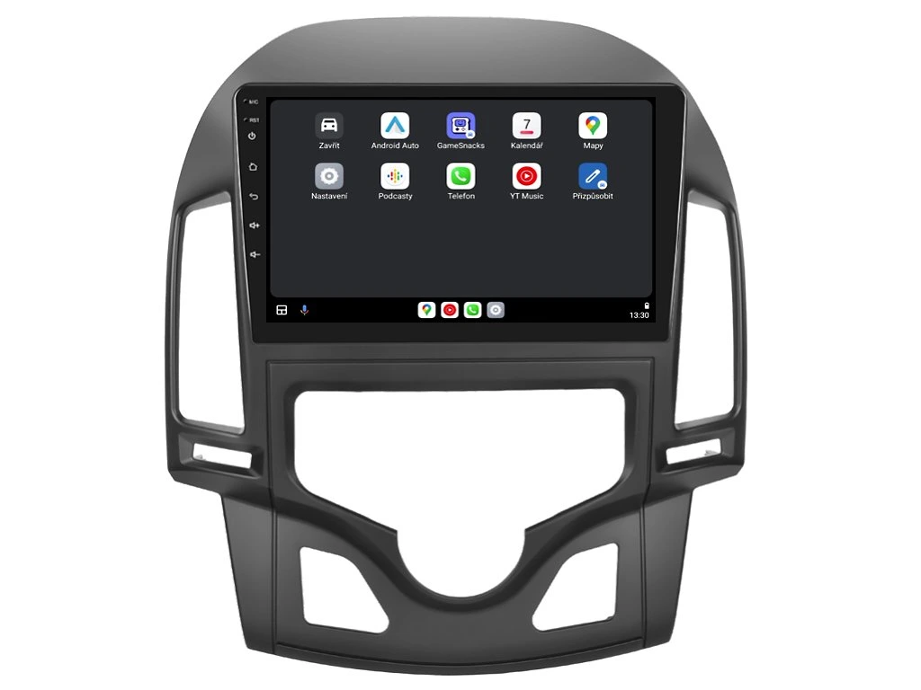 XTRONS 2DIN AUTORÁDIO IQP-XEV42 ANDROID, HYUNDAI I30 S AUTOMATICKOU KLIMATIZACÍ