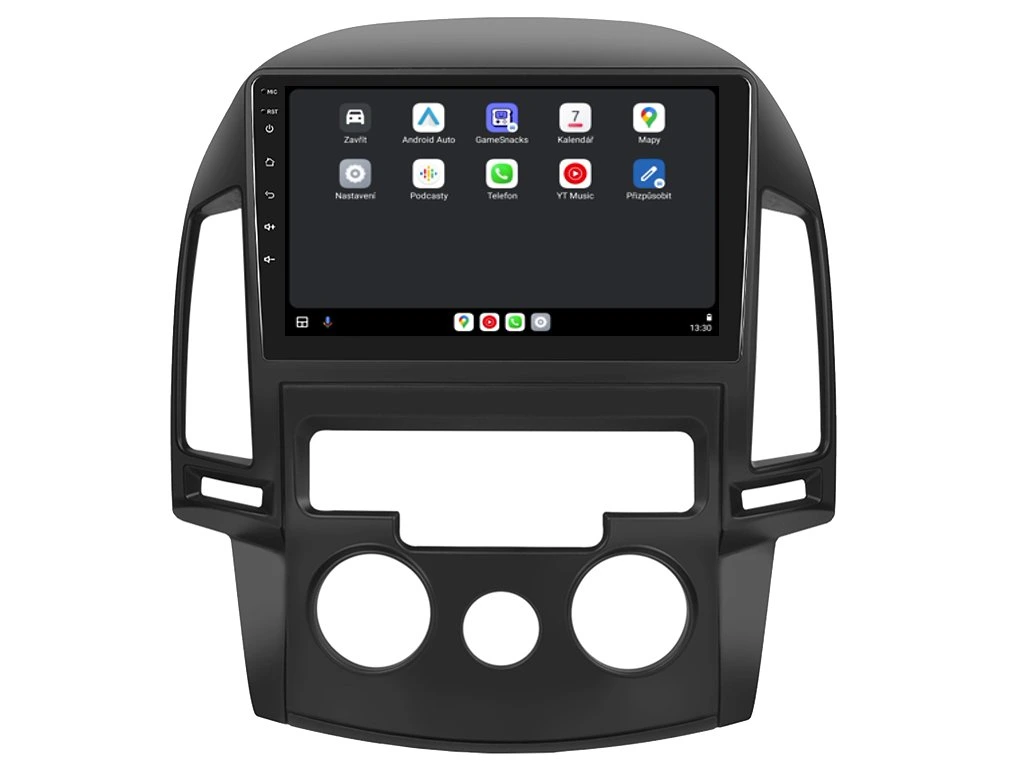 XTRONS 2DIN AUTORÁDIO IQP-XEV43 ANDROID, HYUNDAI I30 S MANUÁLNÍ KLIMATIZACÍ