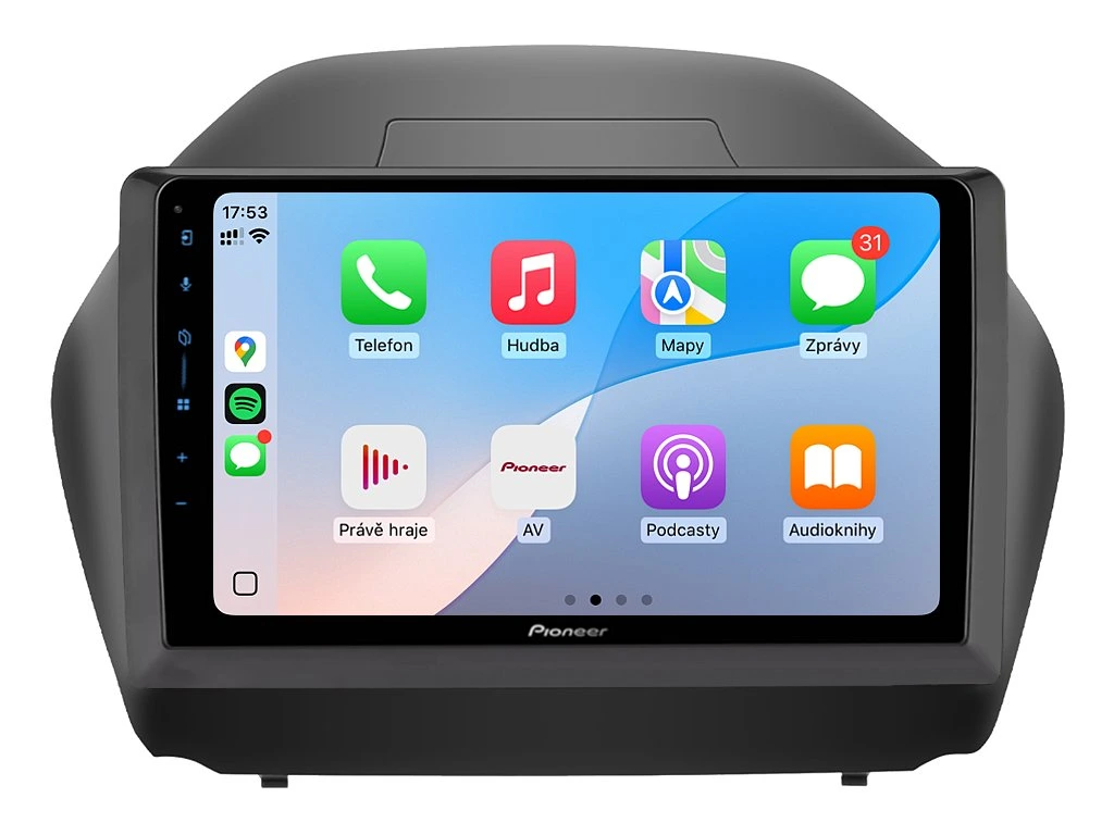 PIONEER 2DIN AUTORÁDIO SPH-PF97BT, HYUNDAI IX35