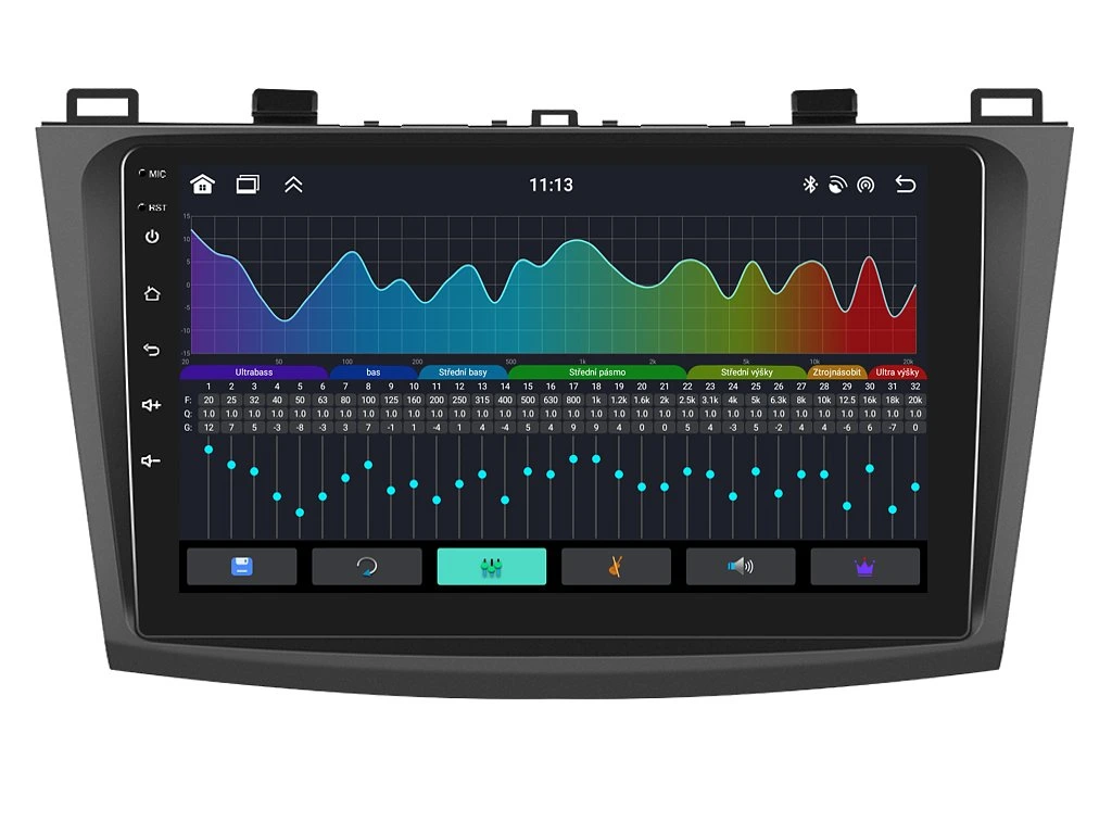 BMODE 2DIN AUTORÁDIO BEX30 ANDROID, MAZDA 3 - II. GENERACE