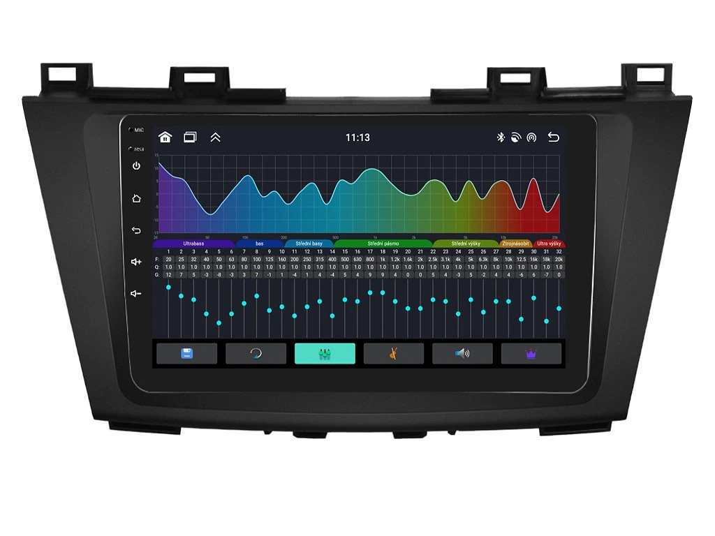 BMODE 2DIN AUTORÁDIO BEV32 ANDROID, MAZDA 5 - II. GENERACE
