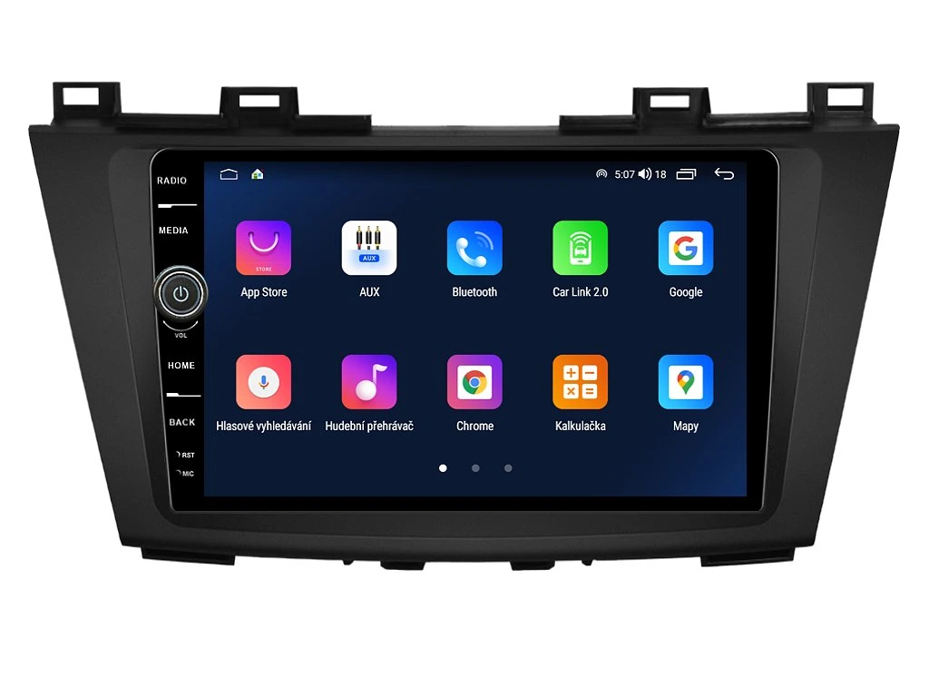 Everest 2DIN autorádio EVE41 Android, Mazda 5 - II. GENERACE