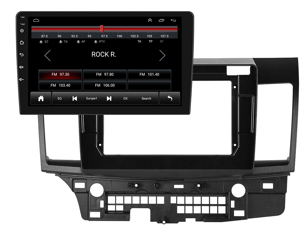 PODOFO 2DIN AUTORÁDIO PEV78 ANDROID, MITSUBISHI LANCER VIII