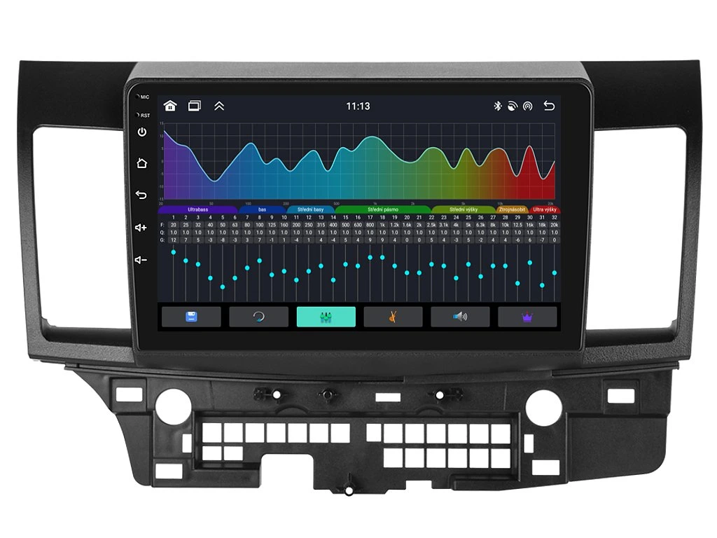 BMODE 2DIN AUTORÁDIO BEX46 ANDROID, MITSUBISHI LANCER VIII
