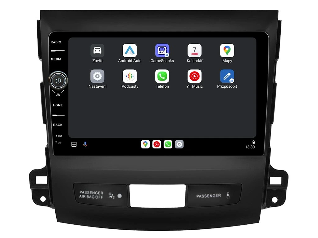 EVEREST 2DIN AUTORÁDIO EVE37 ANDROID, MITSUBISHI OUTLANDER II / CITROEN C-CROSSER / PEUGEOT 4007