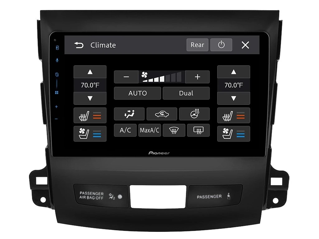 PIONEER 2DIN AUTORÁDIO SPH-PF97BT, MITSUBISHI OUTLANDER II / CITROEN C-CROSSER / PEUGEOT 4007