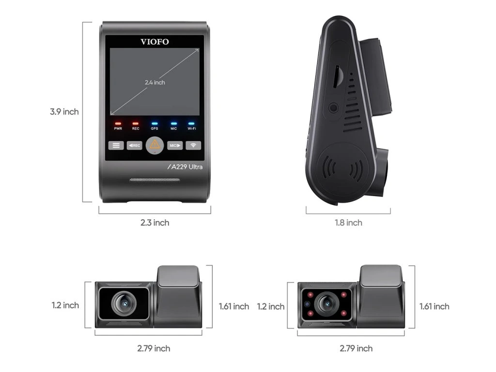 VIOFO A229 ULTRA 3CH - kamera do auta