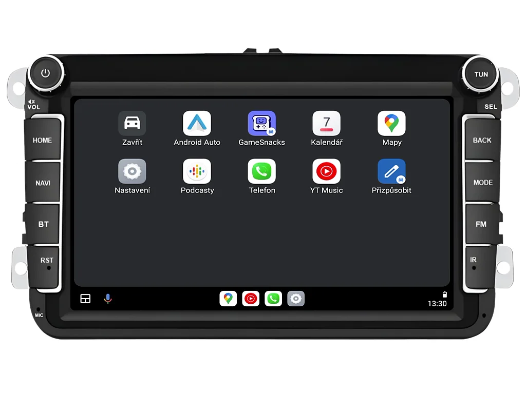 ISUDAR 2DIN AUTORÁDIO VW0803F ANDROID S GPS