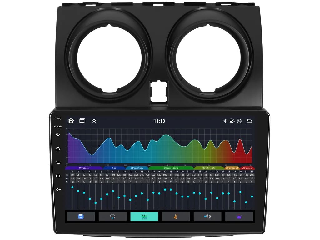 BMODE 2DIN AUTORÁDIO BEX83 ANDROID, NISSAN QASHQAI I