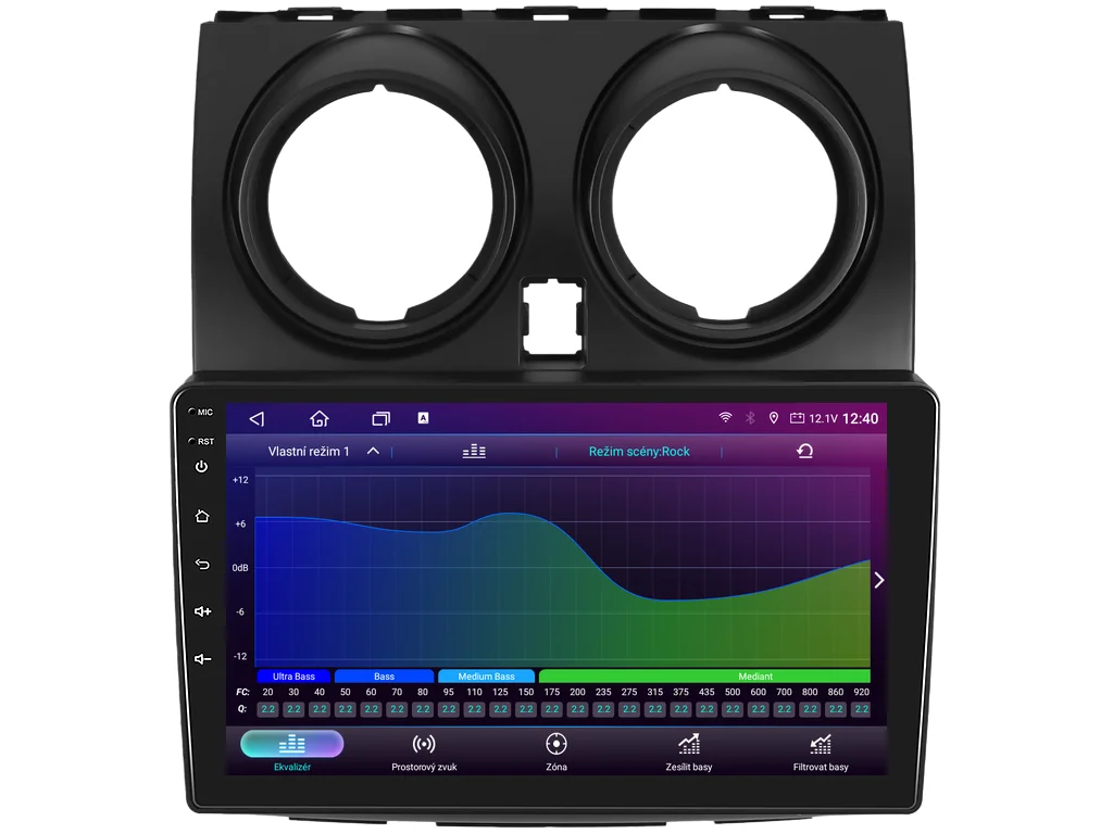 ISUDAR 2DIN AUTORÁDIO T72-IEV162 ANDROID, NISSAN QASHQAI I