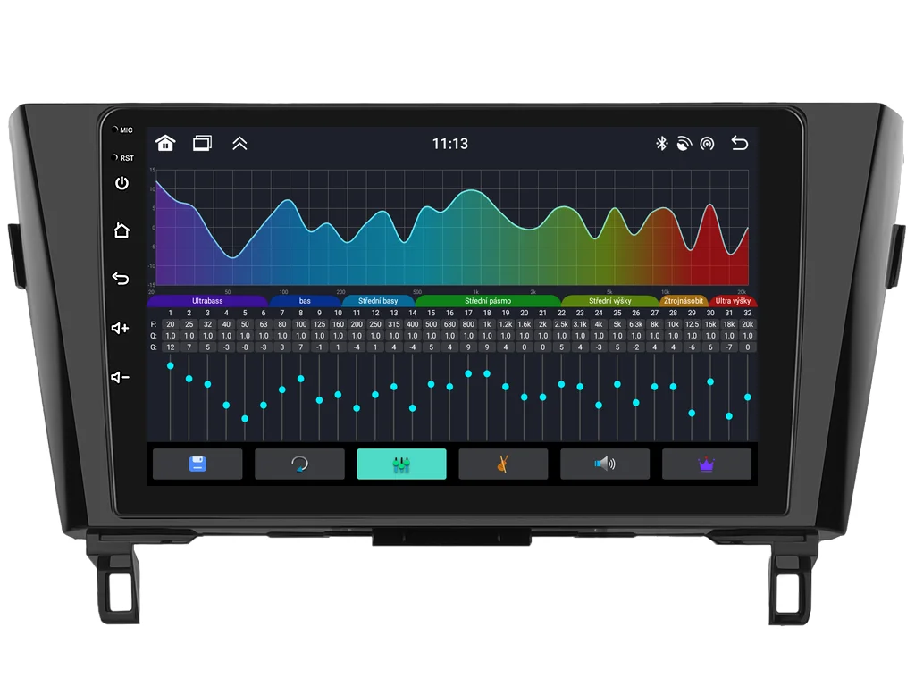 BMODE 2DIN AUTORÁDIO BEX84 ANDROID, NISSAN QASHQAI II / X-TRAIL III