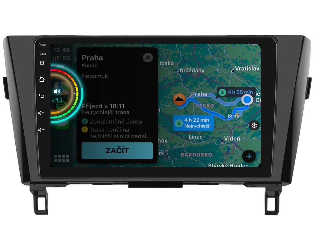 EVEREST 2DIN AUTORÁDIO EVT81 ANDROID, NISSAN QASHQAI II / X-TRAIL III