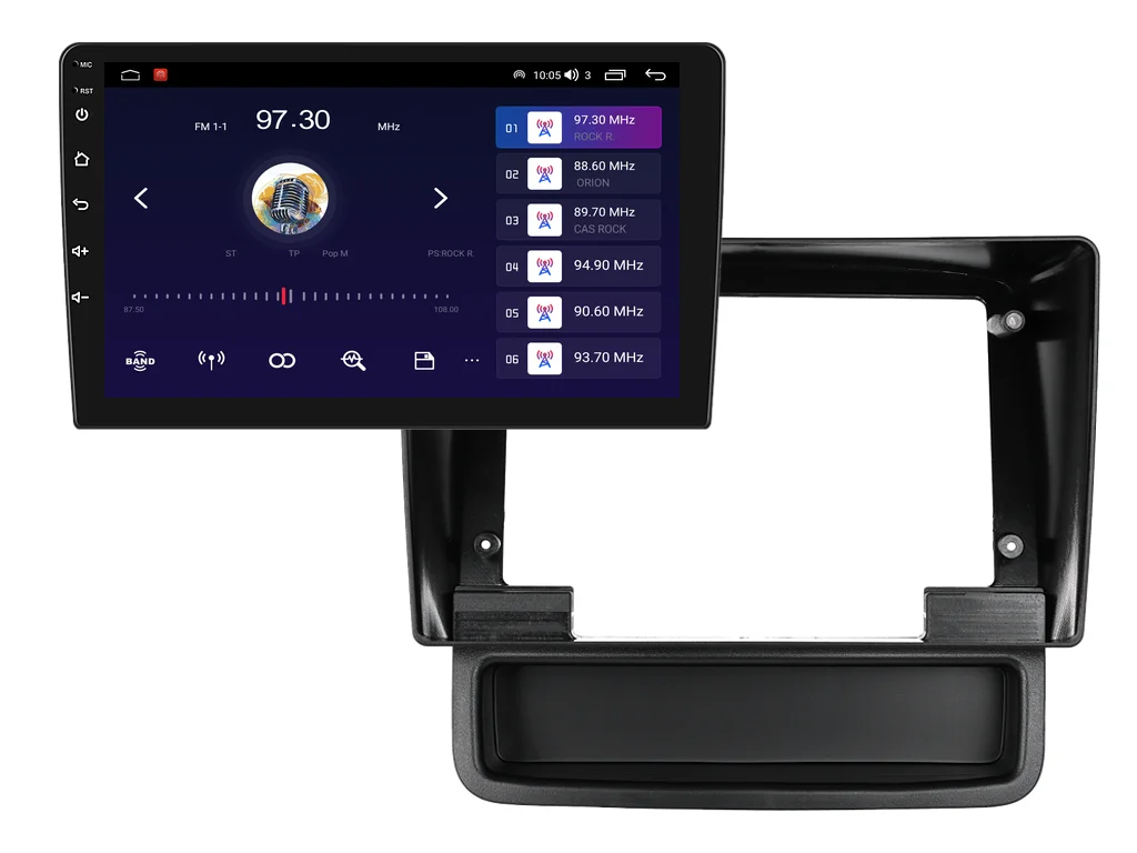 EVEREST 2DIN AUTORÁDIO EVT201 ANDROID, RENAULT TRAFIC II / OPEL VIVARO A / NISSAN PRIMASTAR