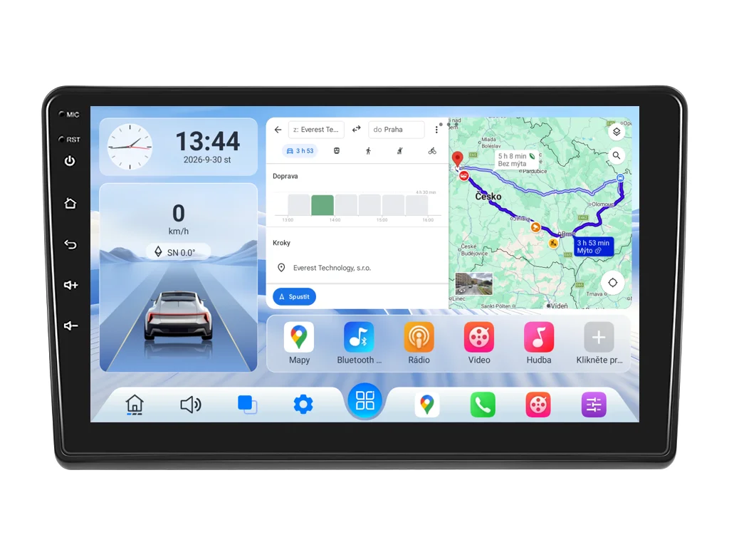 ISUDAR 2DIN AUTORÁDIO Q74X-IEV87 ANDROID, FIAT DUCATO / PEUGEOT BOXER II / CITROEN JUMPER II