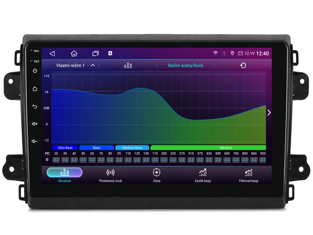 ISUDAR 2DIN AUTORÁDIO T75-IEV200 ANDROID, FIAT DUCATO 2021+