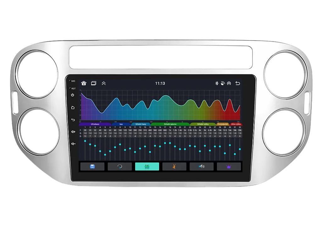 BMODE 2DIN AUTORÁDIO BEV21 ANDROID, VOLKSWAGEN TIGUAN