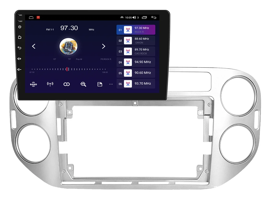 EVEREST 2DIN AUTORÁDIO EVT14 ANDROID, VOLKSWAGEN TIGUAN