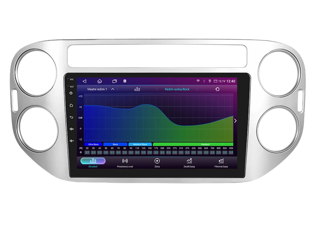 ISUDAR 2DIN AUTORÁDIO T75-IEV123 ANDROID, VOLKSWAGEN TIGUAN