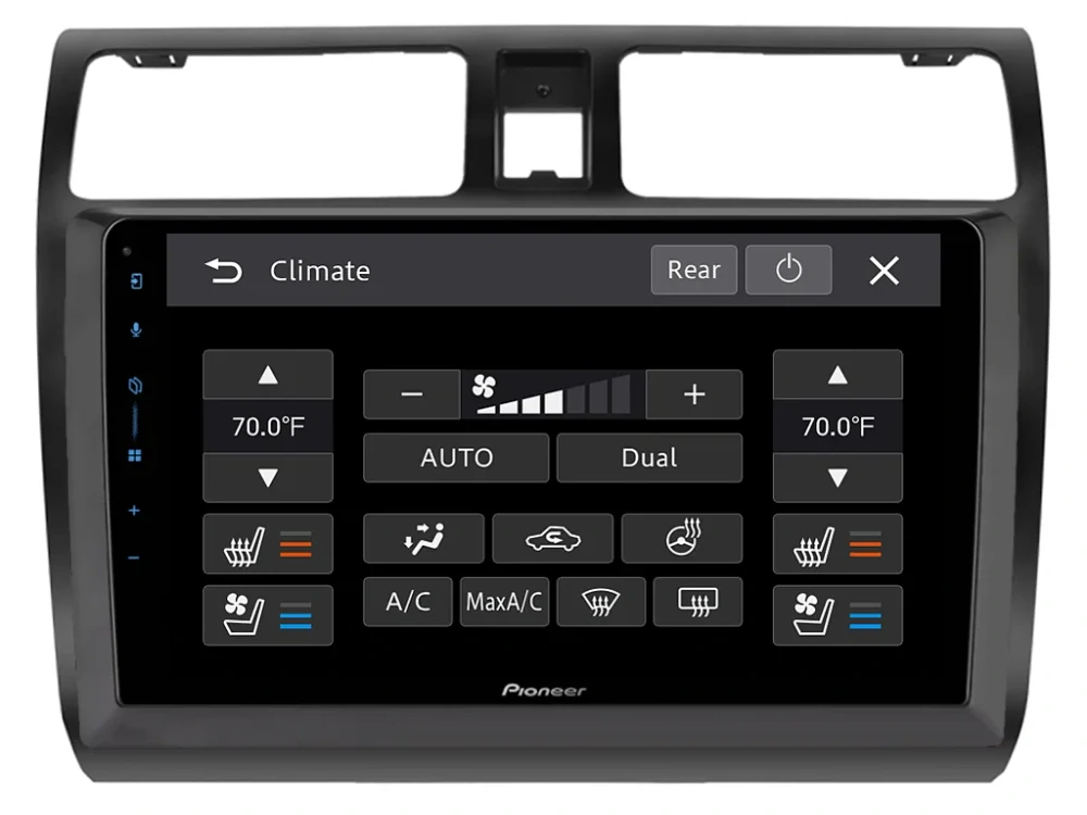 PIONEER 2DIN AUTORÁDIO SPH-PF97BT, SUZUKI SWIFT I (GEN 3)