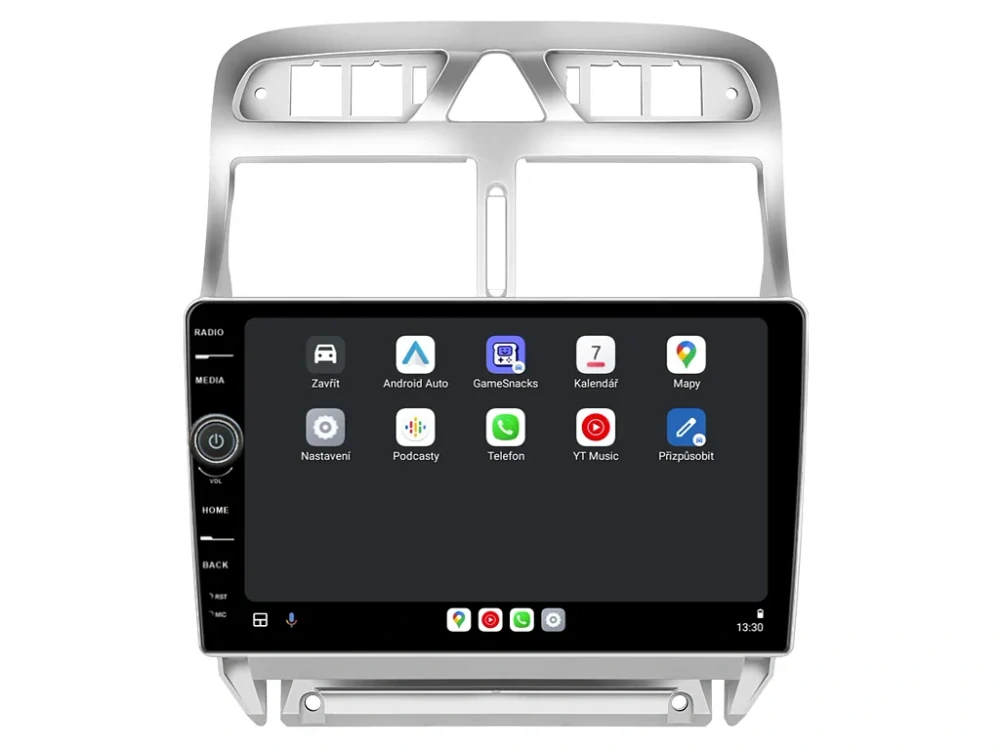 EVEREST 2DIN AUTORÁDIO EVE46 ANDROID, PEUGEOT 307
