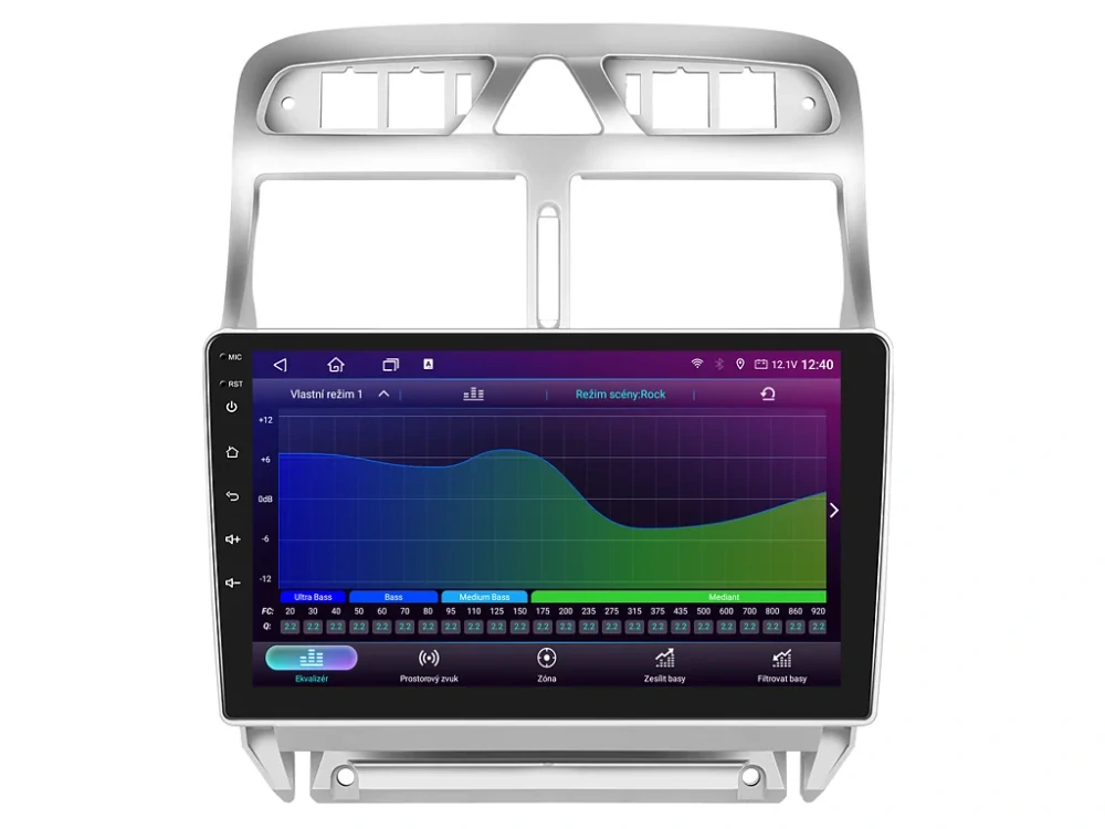 ISUDAR 2DIN AUTORÁDIO T75-IEV108 ANDROID, PEUGEOT 307