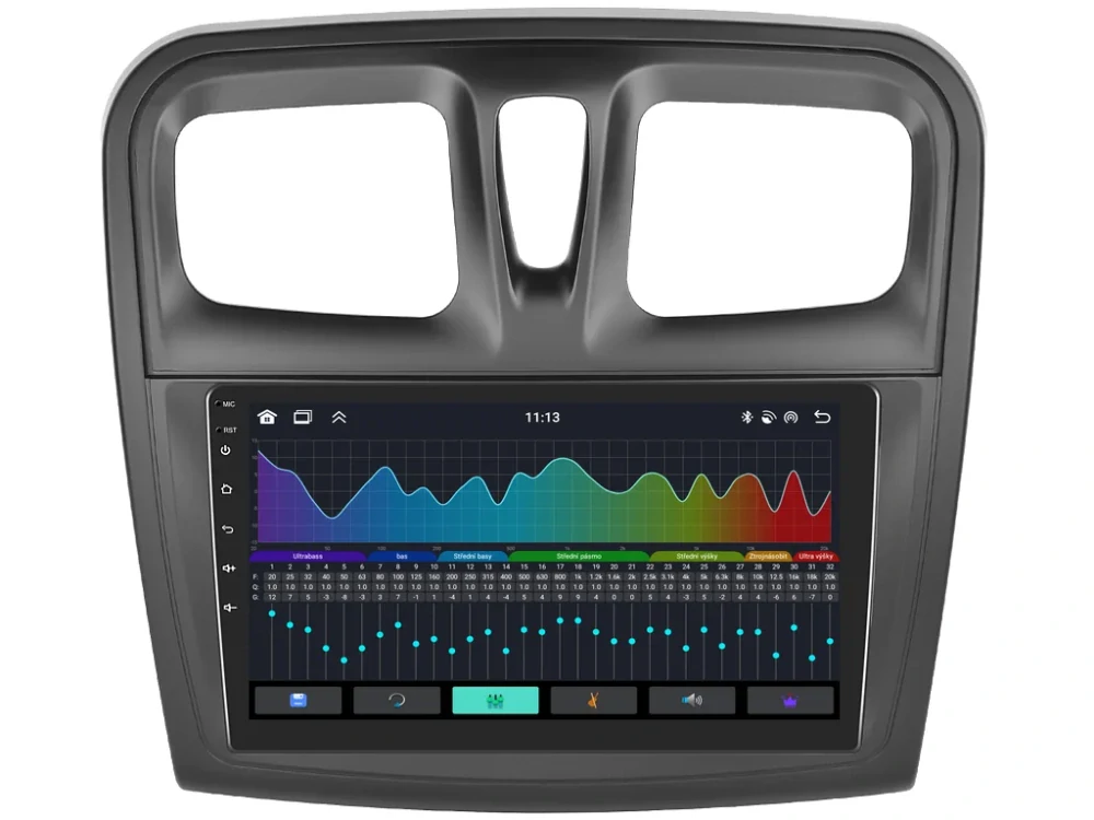 BMODE 2DIN AUTORÁDIO BEX81 ANDROID, DACIA LOGAN II, SANDERO II S HRANATÝMI PRŮDUCHY