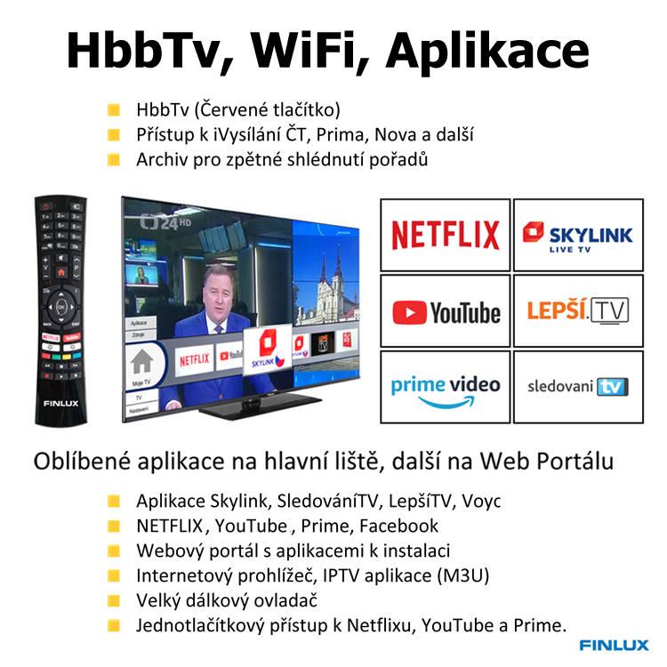 FINLUX TV24FDM5760-T2 SAT DVD SMART WIFI 12V-