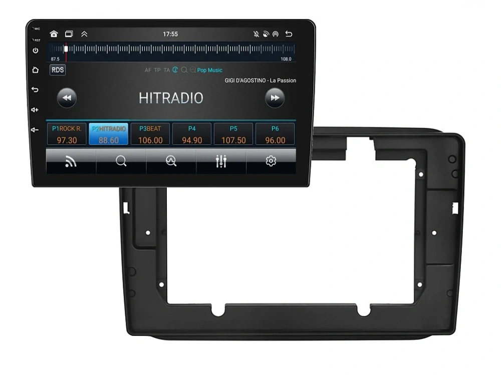 BMODE 2DIN AUTORÁDIO BEV06 ANDROID, ŠKODA FABIA II, ROOMSTER