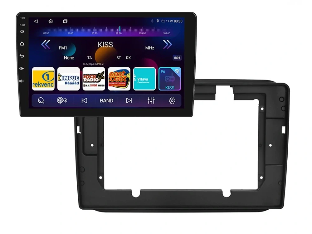 ISUDAR 2DIN AUTORÁDIO T72-IEV02 ANDROID, ŠKODA FABIA II / ROOMSTER