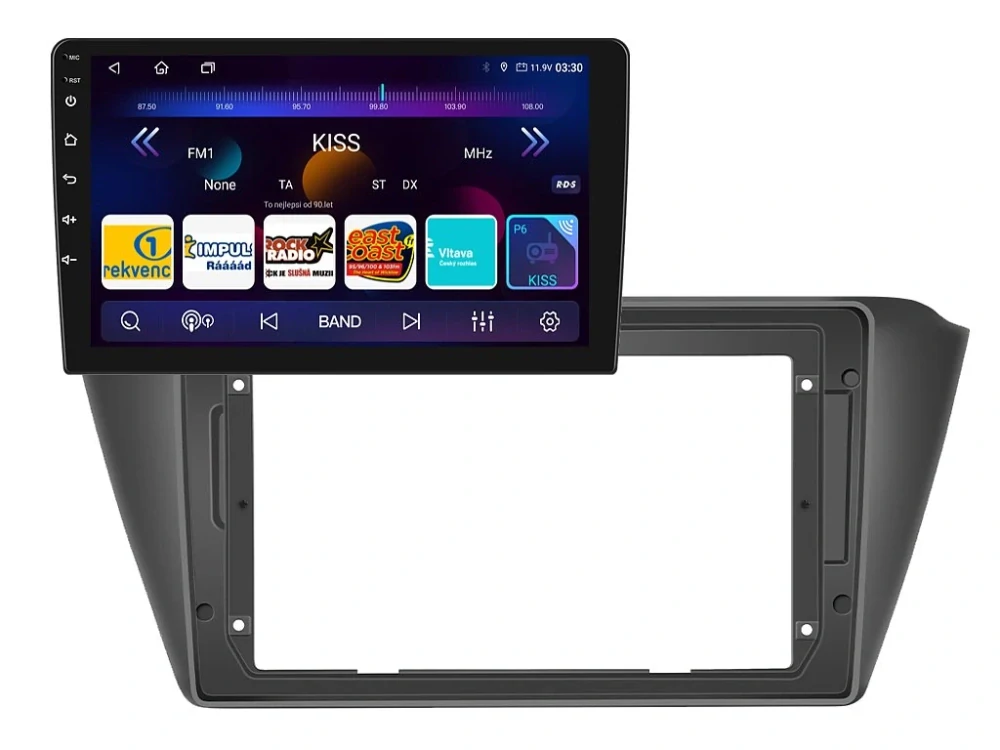 ISUDAR 2DIN AUTORÁDIO T72-IEV38 ANDROID, ŠKODA FABIA III