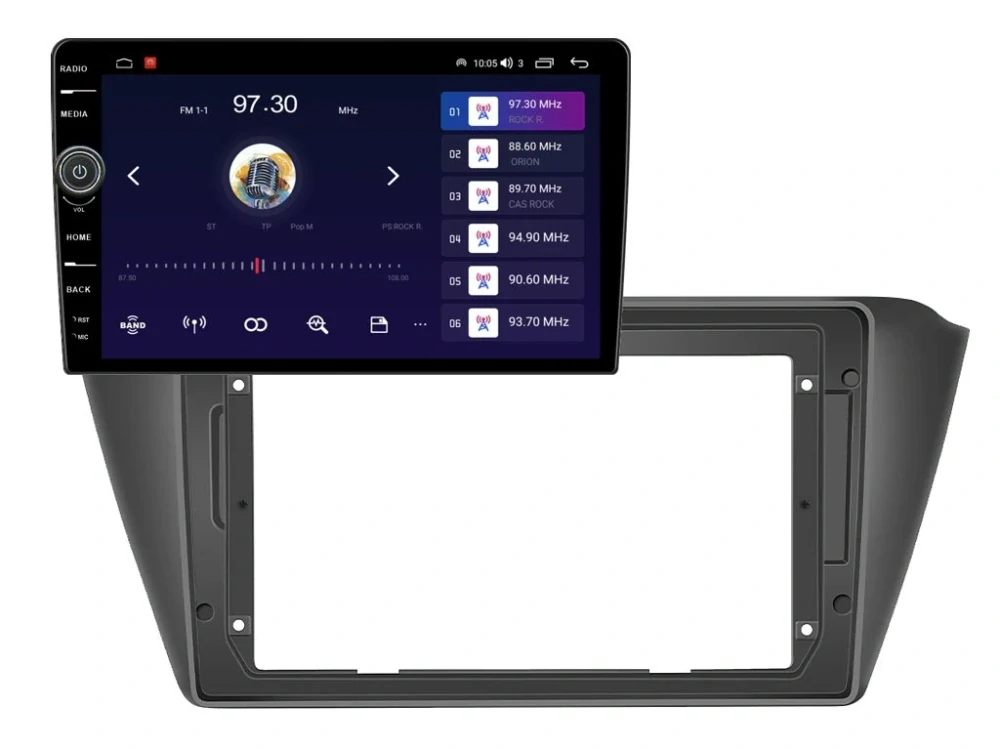 EVEREST 2DIN AUTORÁDIO EVE08 ANDROID, ŠKODA FABIA III