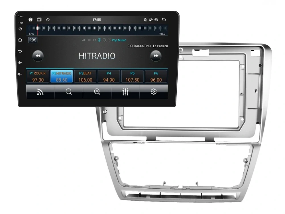 BMODE 2DIN AUTORÁDIO  BEV02 ANDROID, ŠKODA OCTAVIA II