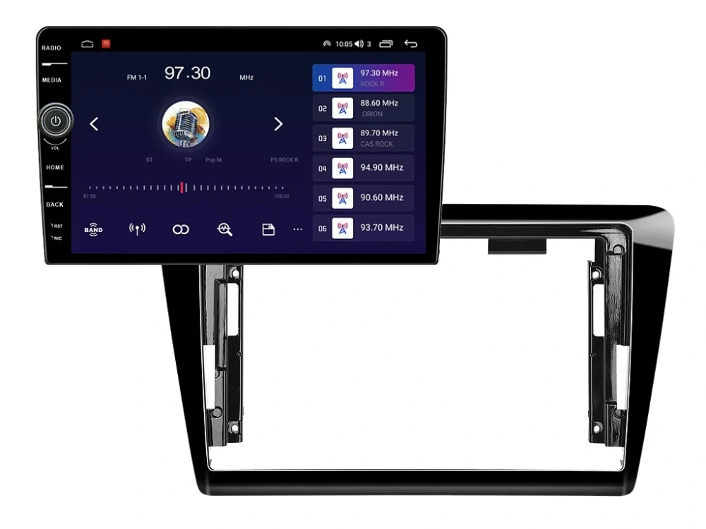 EVEREST 2DIN AUTORÁDIO EVE58 ANDROID, ŠKODA RAPID