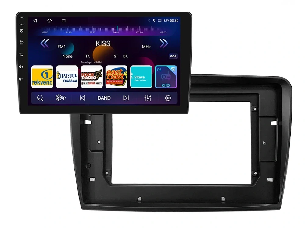 ISUDAR 2DIN AUTORÁDIO T72-IEV03 ANDROID, ŠKODA SUPERB II