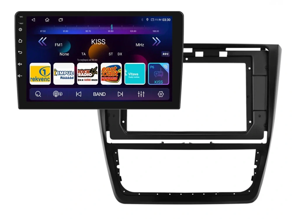 ISUDAR 2DIN AUTORÁDIO T72-IEV04 ANDROID, ŠKODA YETI