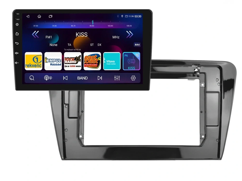 ISUDAR 2DIN AUTORÁDIO T72-IEV14 ANDROID, ŠKODA OCTAVIA III