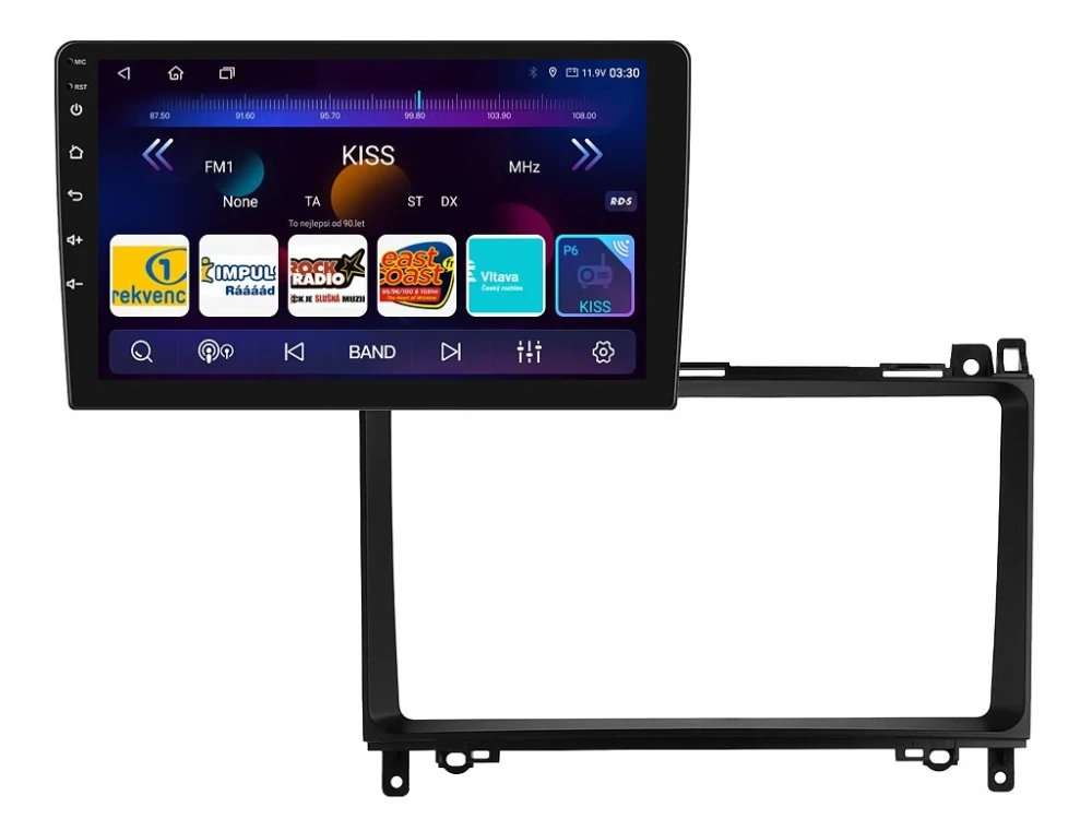 ISUDAR 2DIN AUTORÁDIO T72-IEV76 ANDROID, MERCEDES-BENZ A / B / V / VIANO / VITO / SPRINTER / VW CRAFTER