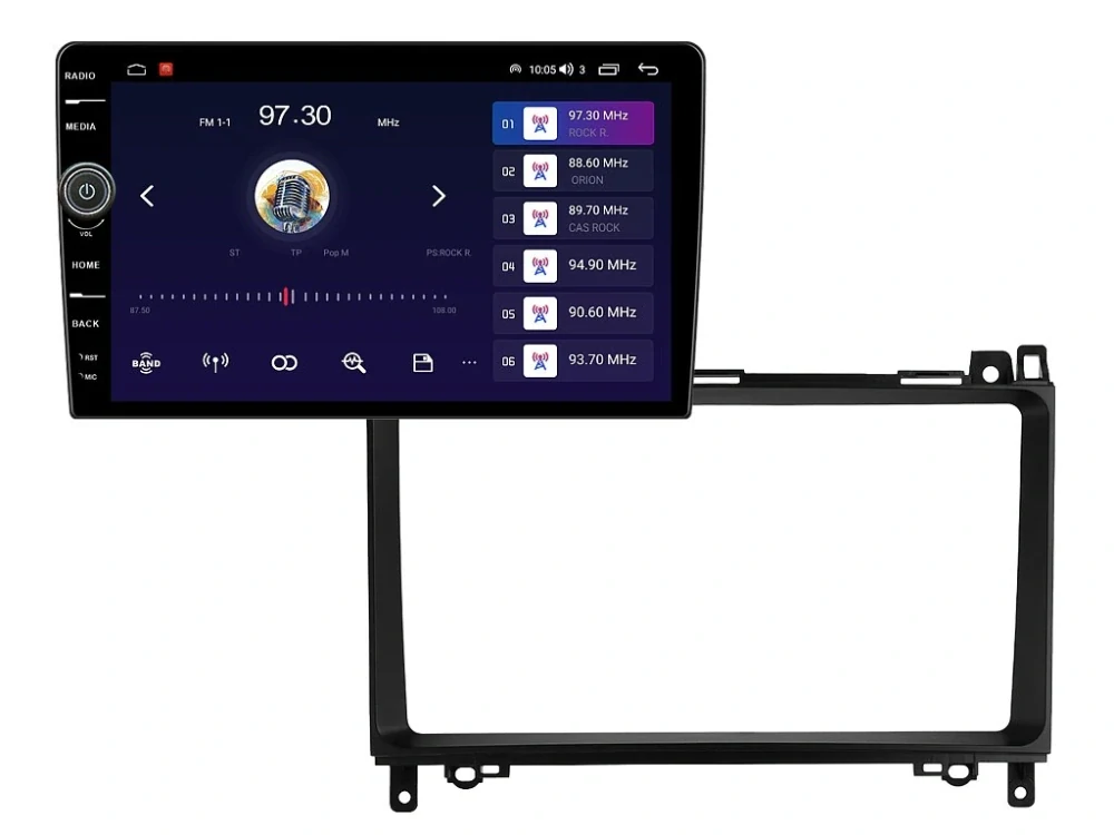 EVEREST 2DIN AUTORÁDIO EVE61 ANDROID, MERCEDES-BENZ A / B / V / VIANO / VITO / SPRINTER / VW CRAFTER
