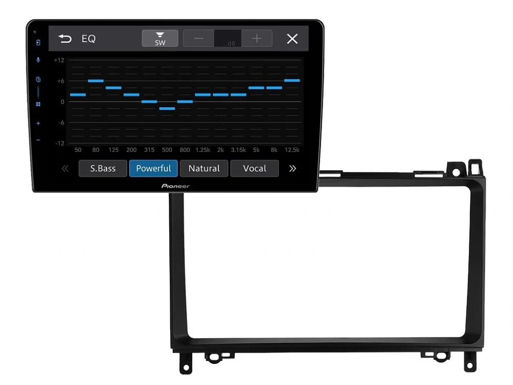 PIONEER 2DIN AUTORÁDIO SPH-PF97BT, MERCEDES-BENZ A / B / V / VIANO / VITO / SPRINTER / VW CRAFTER
