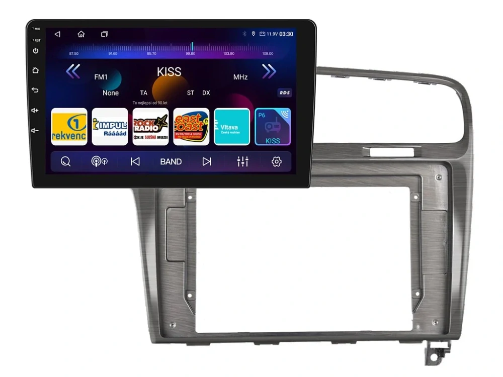 ISUDAR 2DIN AUTORÁDIO T72-IEV12 ANDROID, VOLKSWAGEN GOLF VII