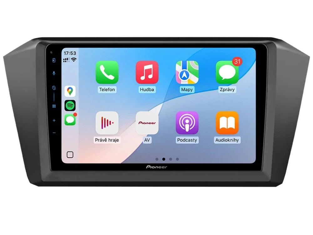 PIONEER 2DIN AUTORÁDIO SPH-PF97BT, VOLKSWAGEN PASSAT B8