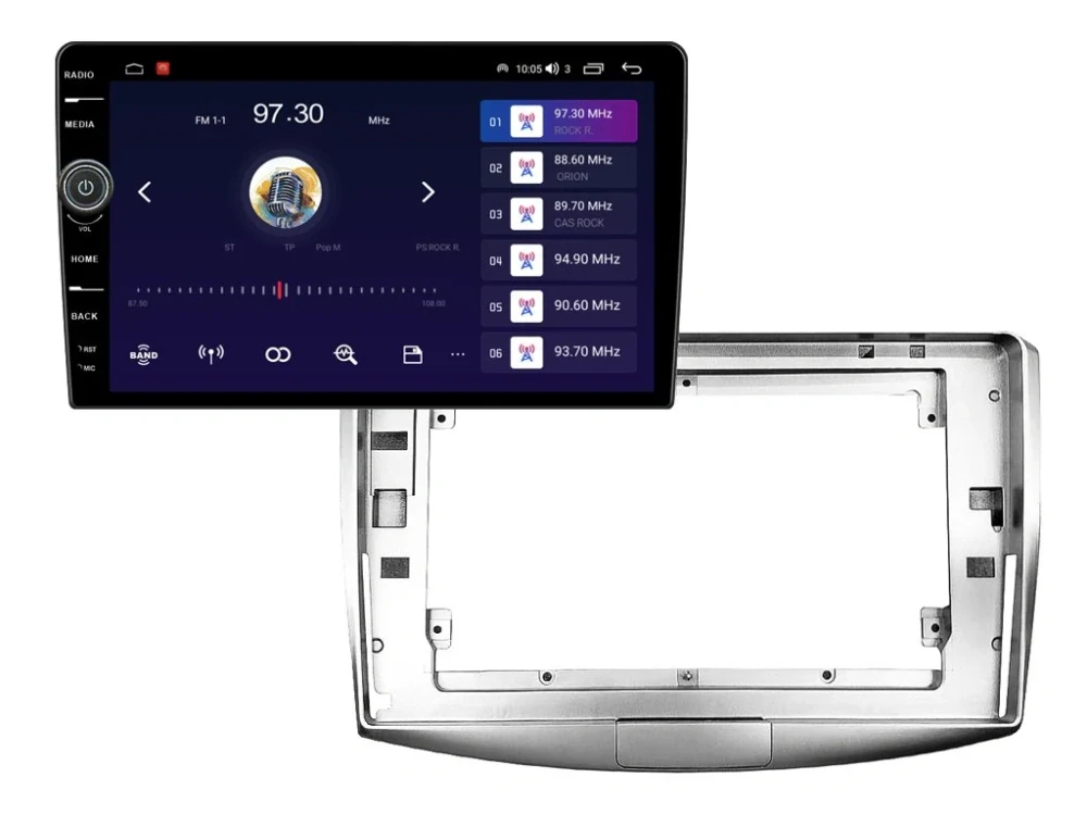 EVEREST 2DIN AUTORÁDIO EVE13 ANDROID, VOLKSWAGEN PASSAT B6, B7, CC