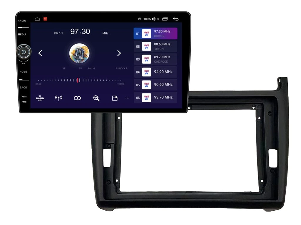 EVEREST 2DIN AUTORÁDIO EVE18 ANDROID, VOLKSWAGEN POLO