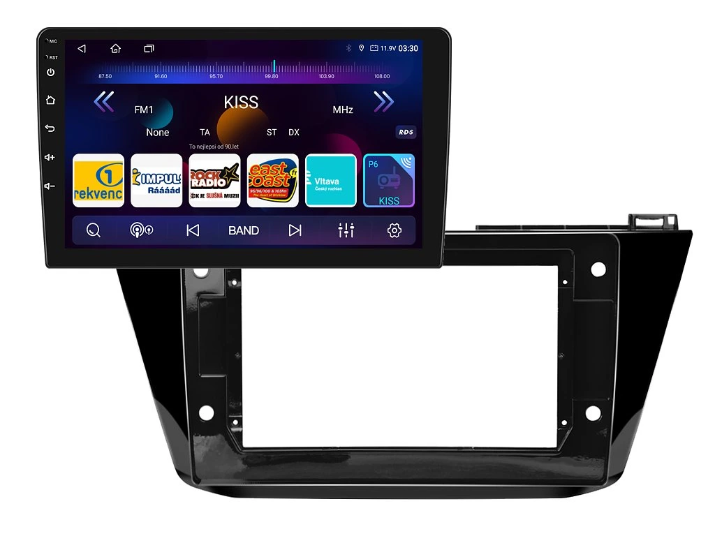 ISUDAR 2DIN AUTORÁDIO T72-IEV18 ANDROID, VOLKSWAGEN TIGUAN II