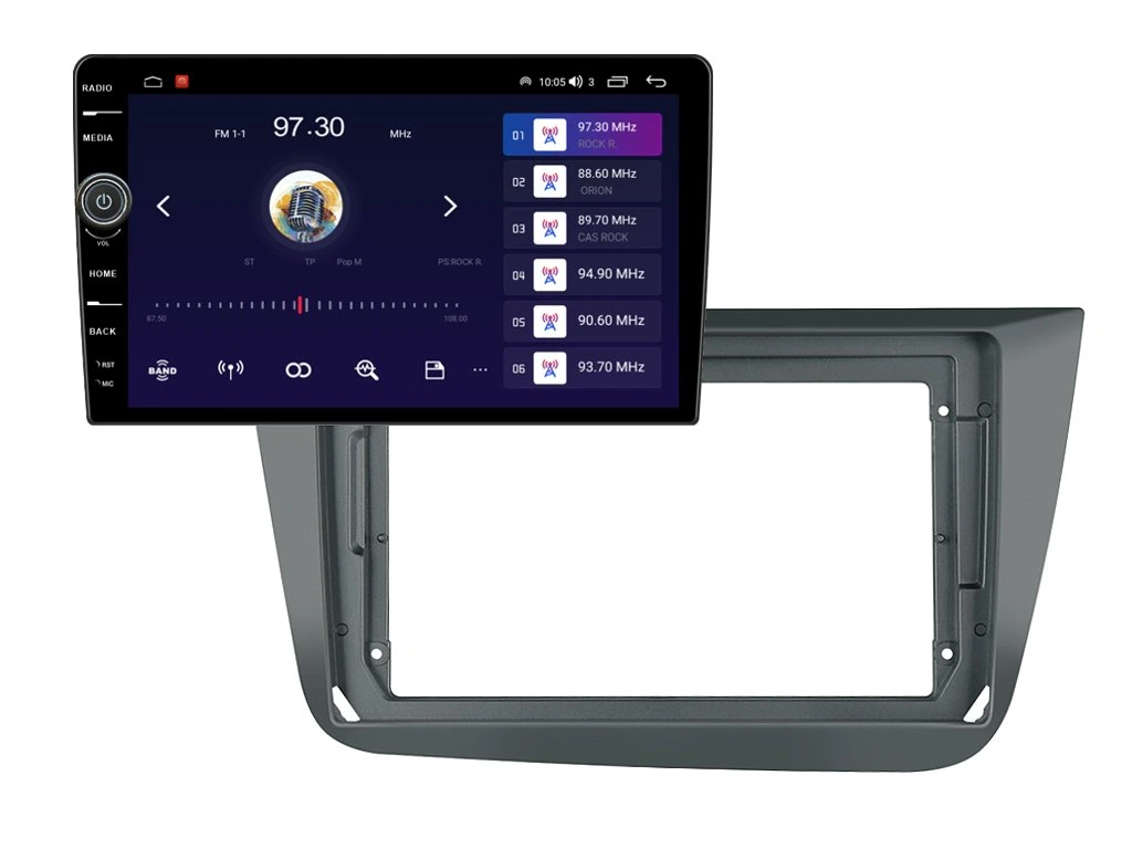 EVEREST 2DIN AUTORÁDIO EVE25 ANDROID, SEAT ALTEA / TOLEDO