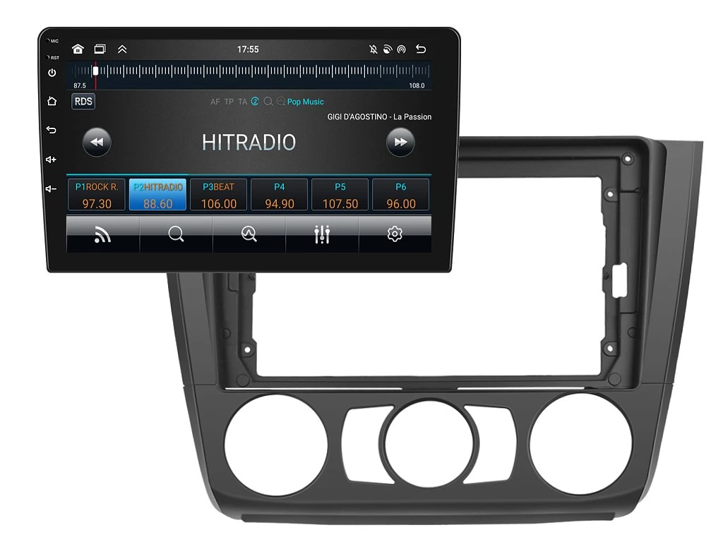BMODE 2DIN AUTORÁDIO BEV40 ANDROID, BMW E81 / E82 / E87 / E88 S MANUÁLNÍ KLIMATIZACÍ