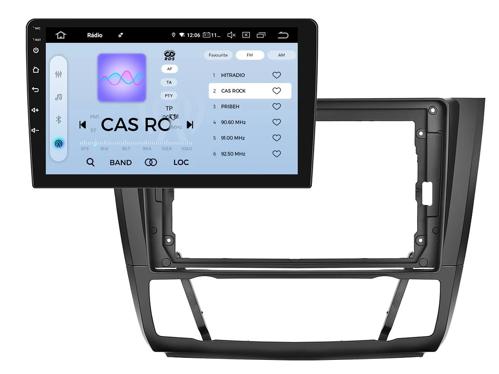 XTRONS 2DIN AUTORÁDIO IQP-XEV33 ANDROID, BMW E81 / E82 / E87 / E88 S AUTOMATICKOU KLIMATIZACÍ