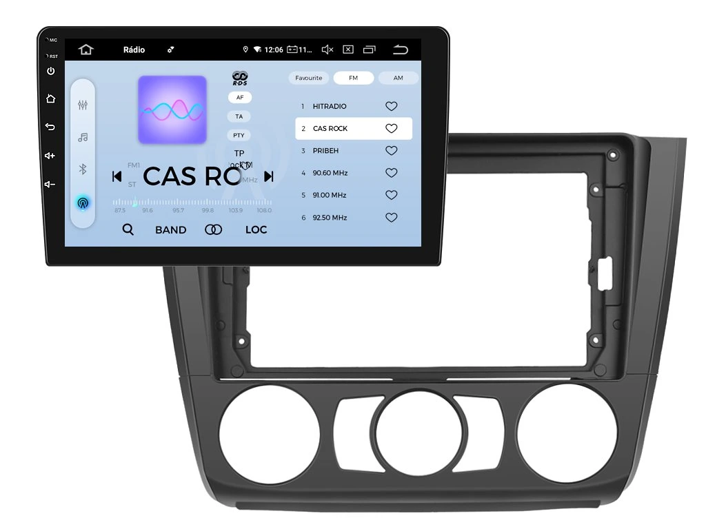 XTRONS 2DIN AUTORÁDIO IQP-XEV34 ANDROID, BMW E81 / E82 / E87 / E88 S MANUÁLNÍ KLIMATIZACÍ